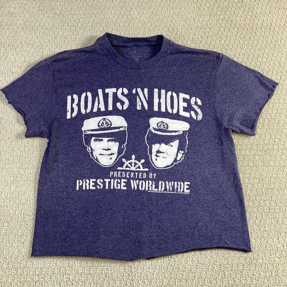 Boats N Hoes Prestige Worldwide Step Brothers Movie T Shirt Tee - Picture 1 of 4